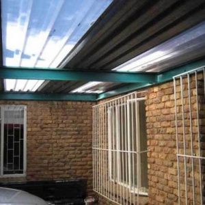 CLEAR POLYCARBONATE AND GALVANIZED IBR